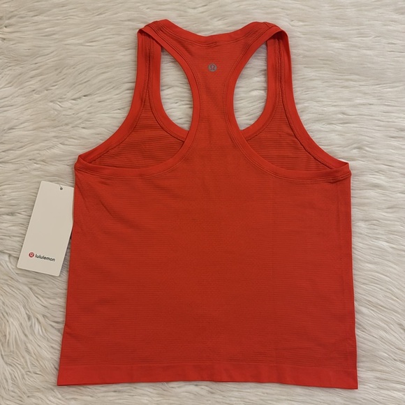 NWT lululemon athletica red orange Women's Tank Top size 8 - Picture 3 of 8